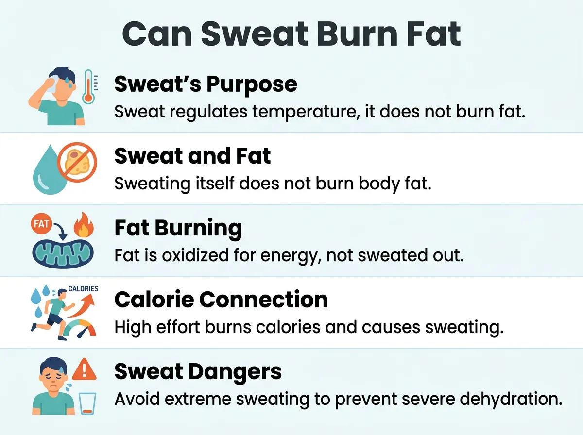 Can Sweat Burn Fat?