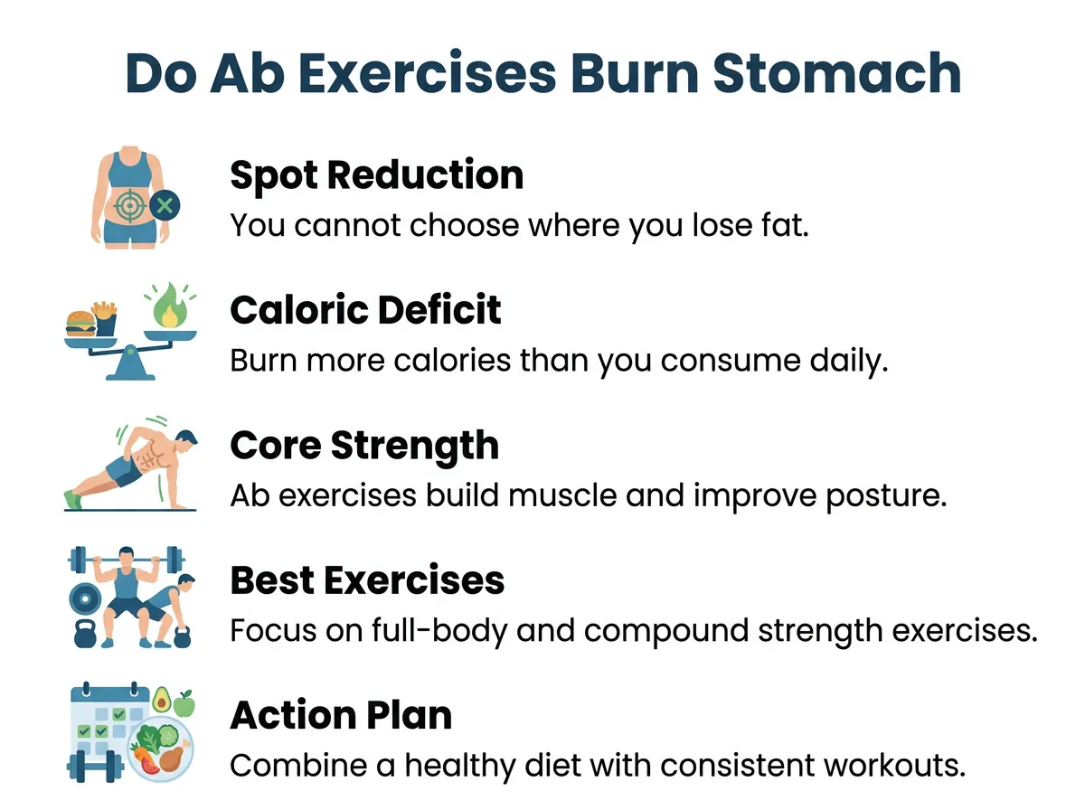 Do Ab Exercises Burn Stomach Fat?