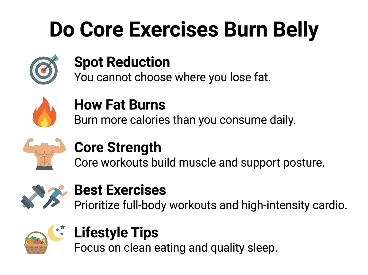 Do Core Exercises Burn Belly Fat?