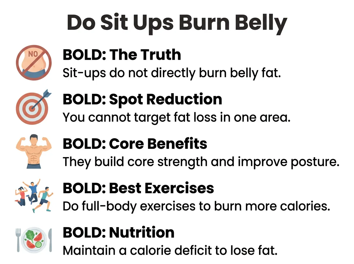 Do Sit Ups Burn Belly Fat?