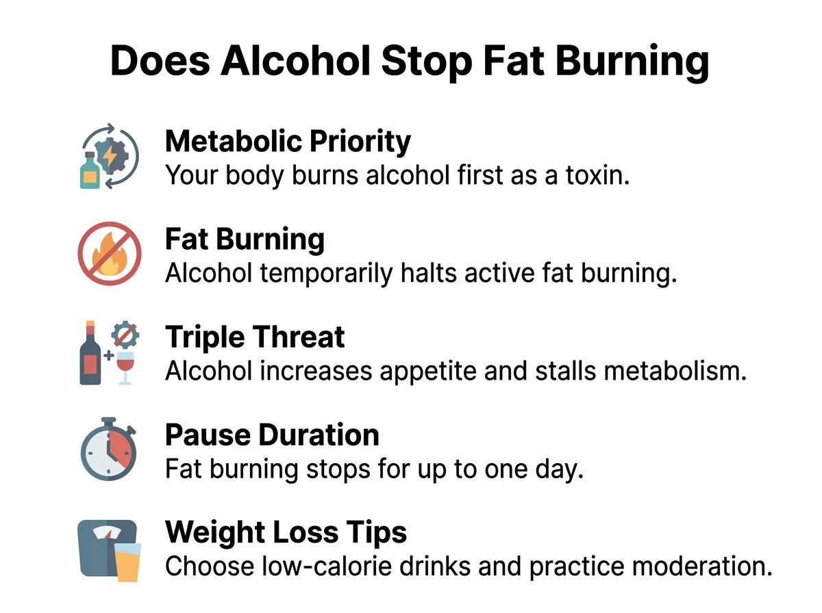 Does Alcohol Stop Fat Burning?