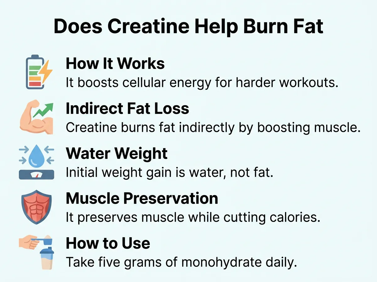 Does Creatine Help Burn Fat?