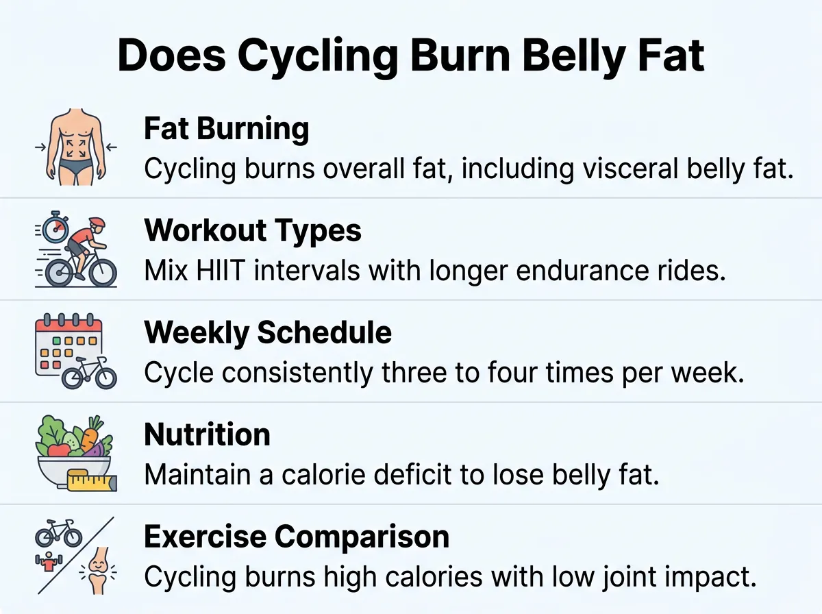Does Cycling Burn Belly Fat?