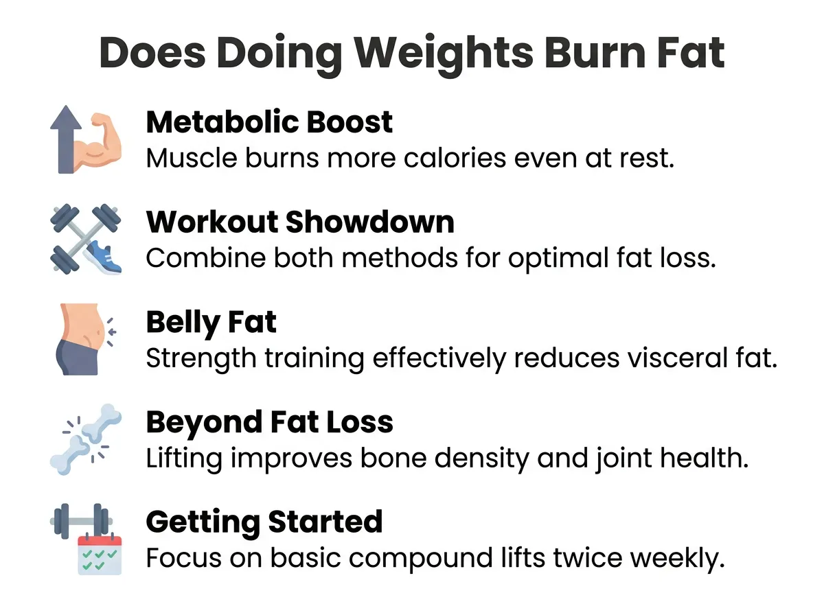 Does Doing Weights Burn Fat?