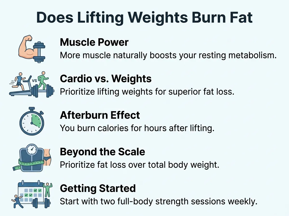 Does Lifting Weights Burn Fat?