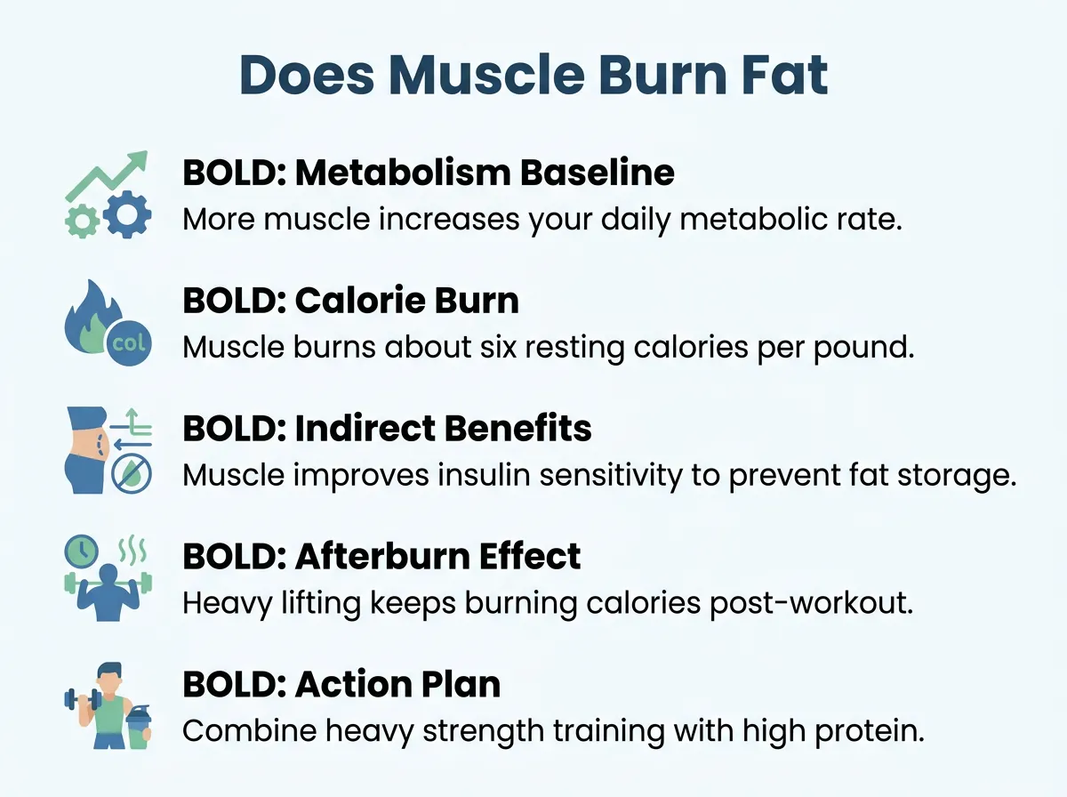 Does Muscle Burn Fat?