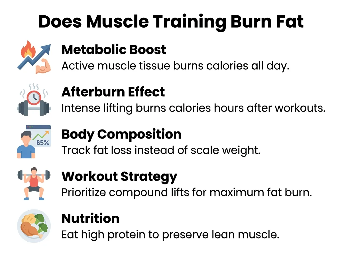 Does Muscle Training Burn Fat?