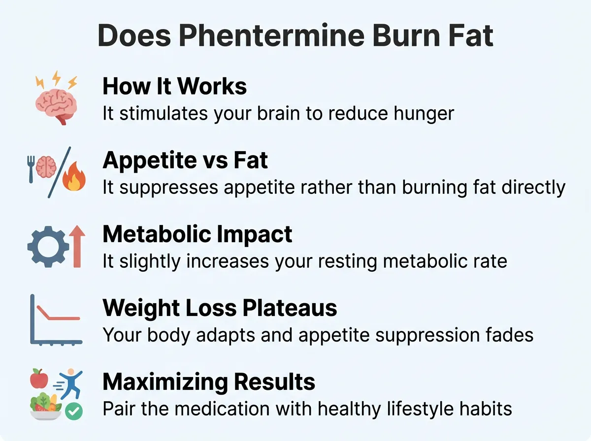 Does Phentermine Burn Fat or Just Suppress Appetite?