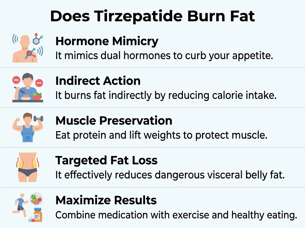 Does Tirzepatide Burn Fat?