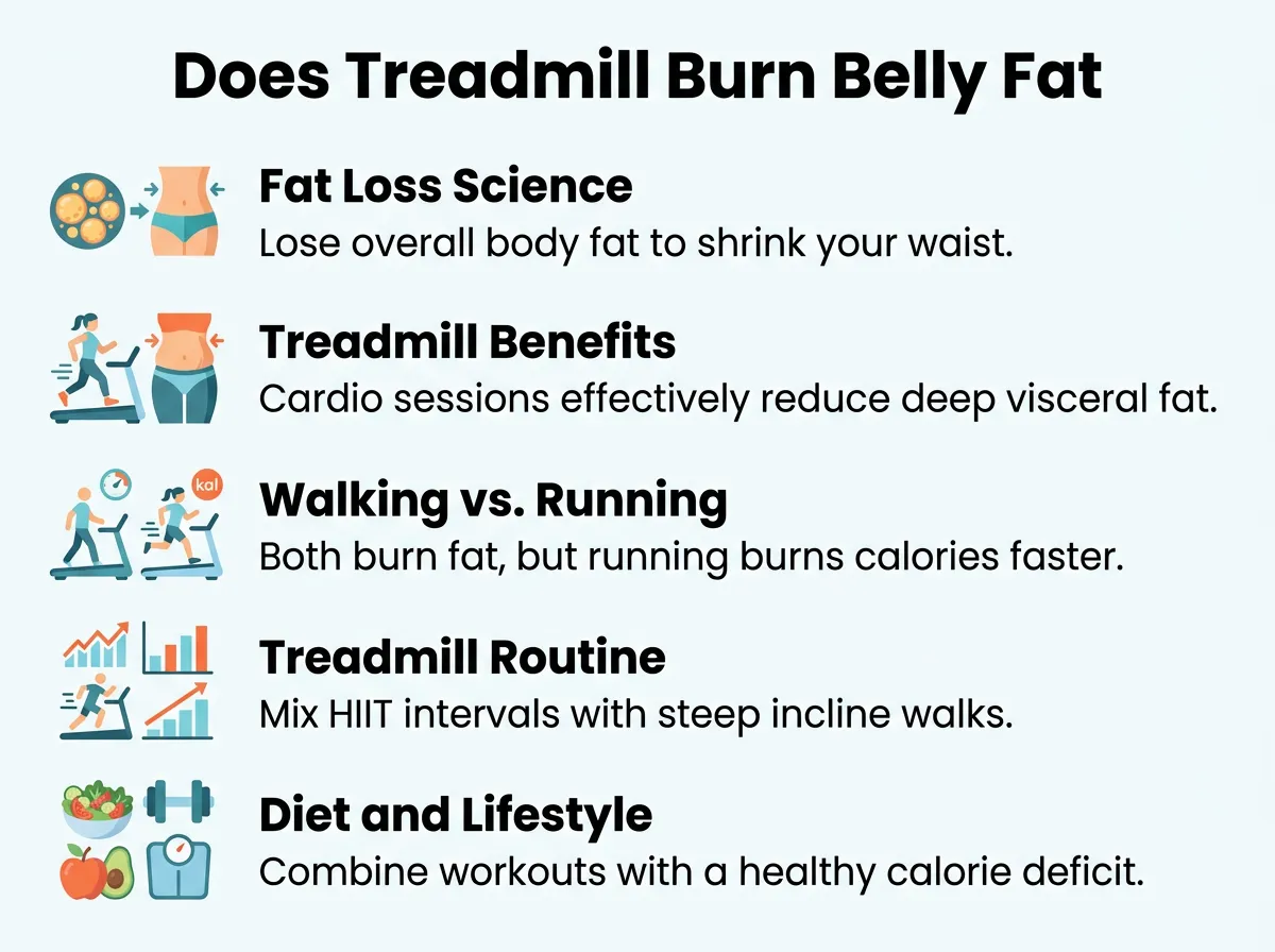 Does Treadmill Burn Belly Fat?