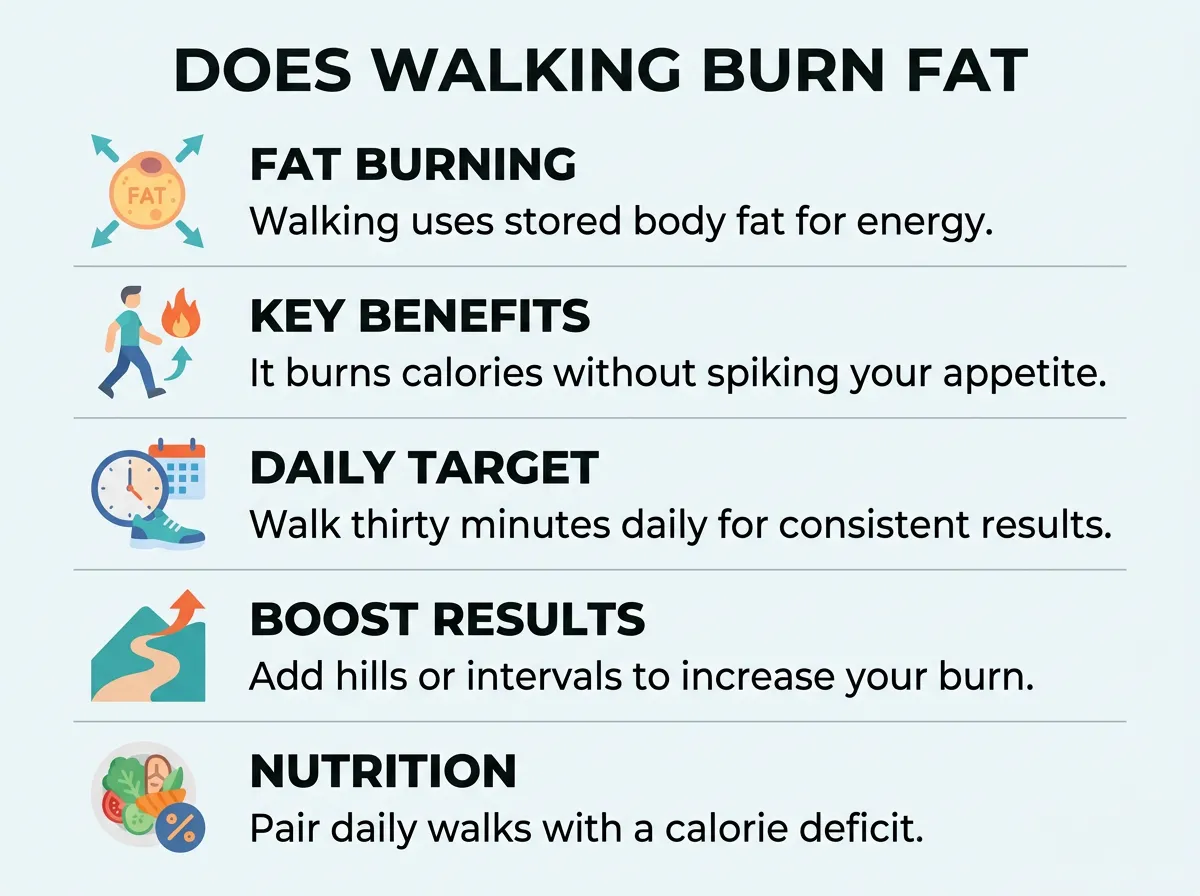 Does Walking Burn Fat?