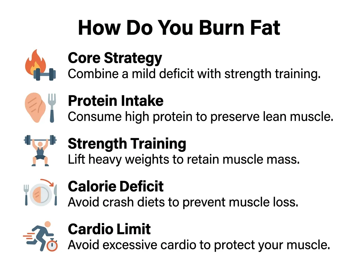 How Do You Burn Fat without Losing Muscle?