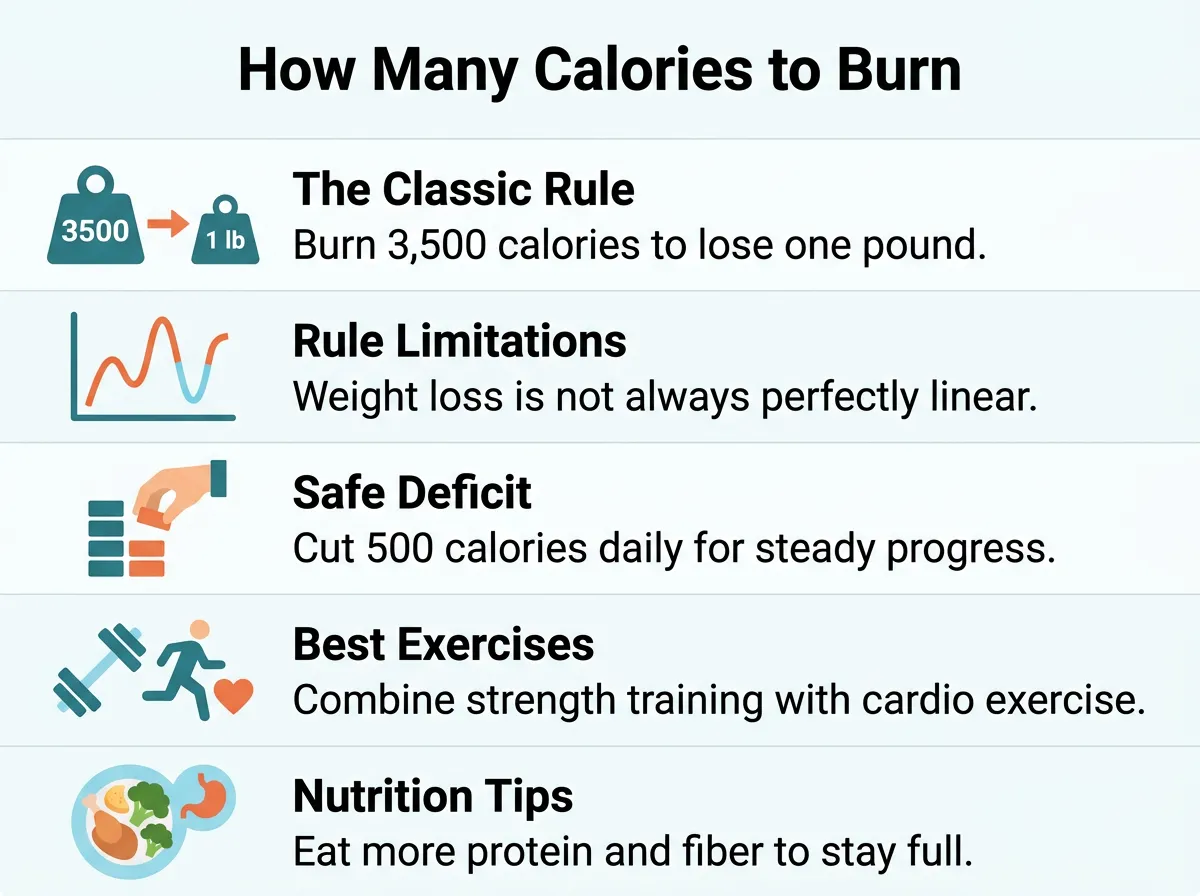 How Many Calories to Burn a Pound of Fat?