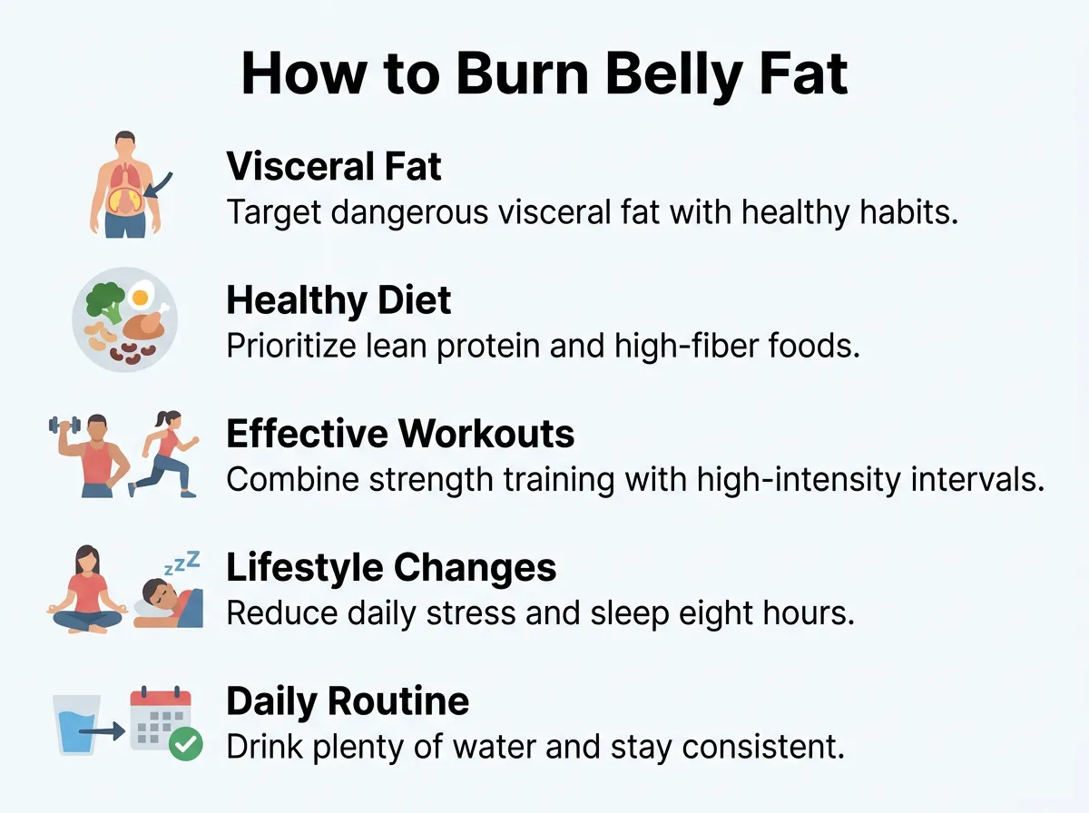 How to Burn Belly Fat Fast?