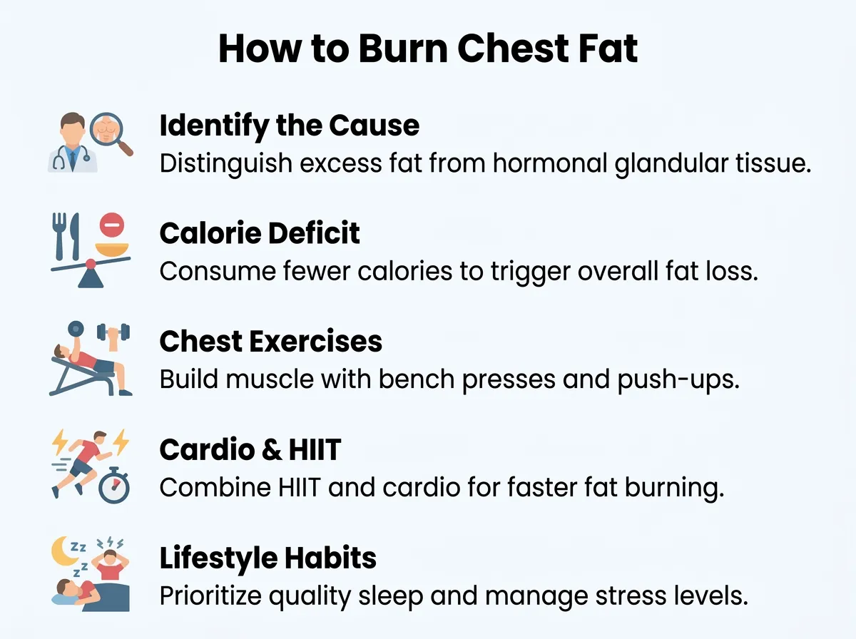 How to Burn Chest Fat for Man?