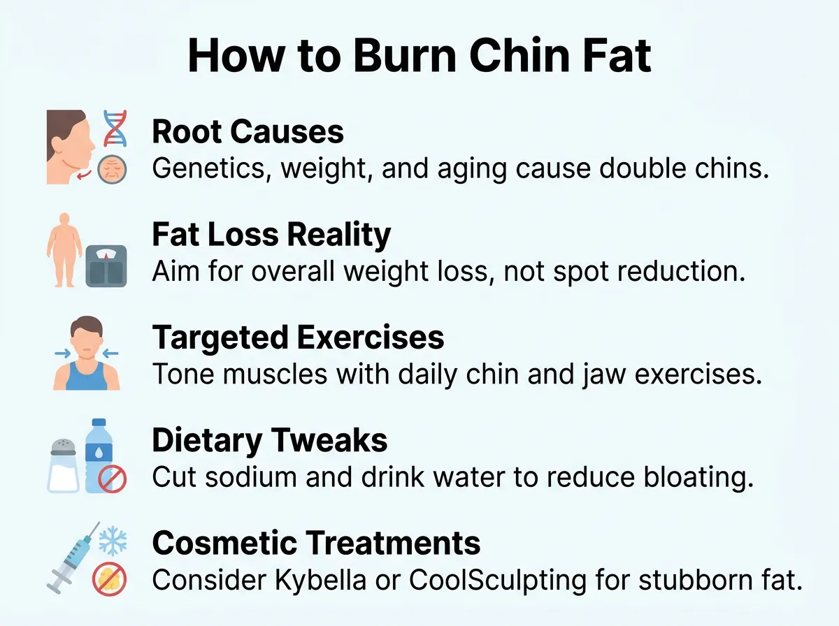 How to Burn Chin Fat?