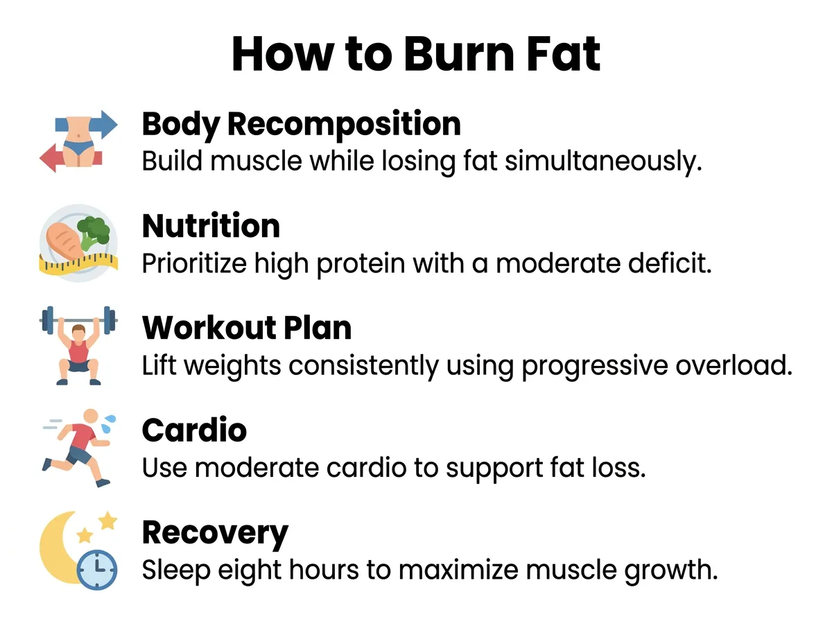 How to Burn Fat and Gain Muscle?