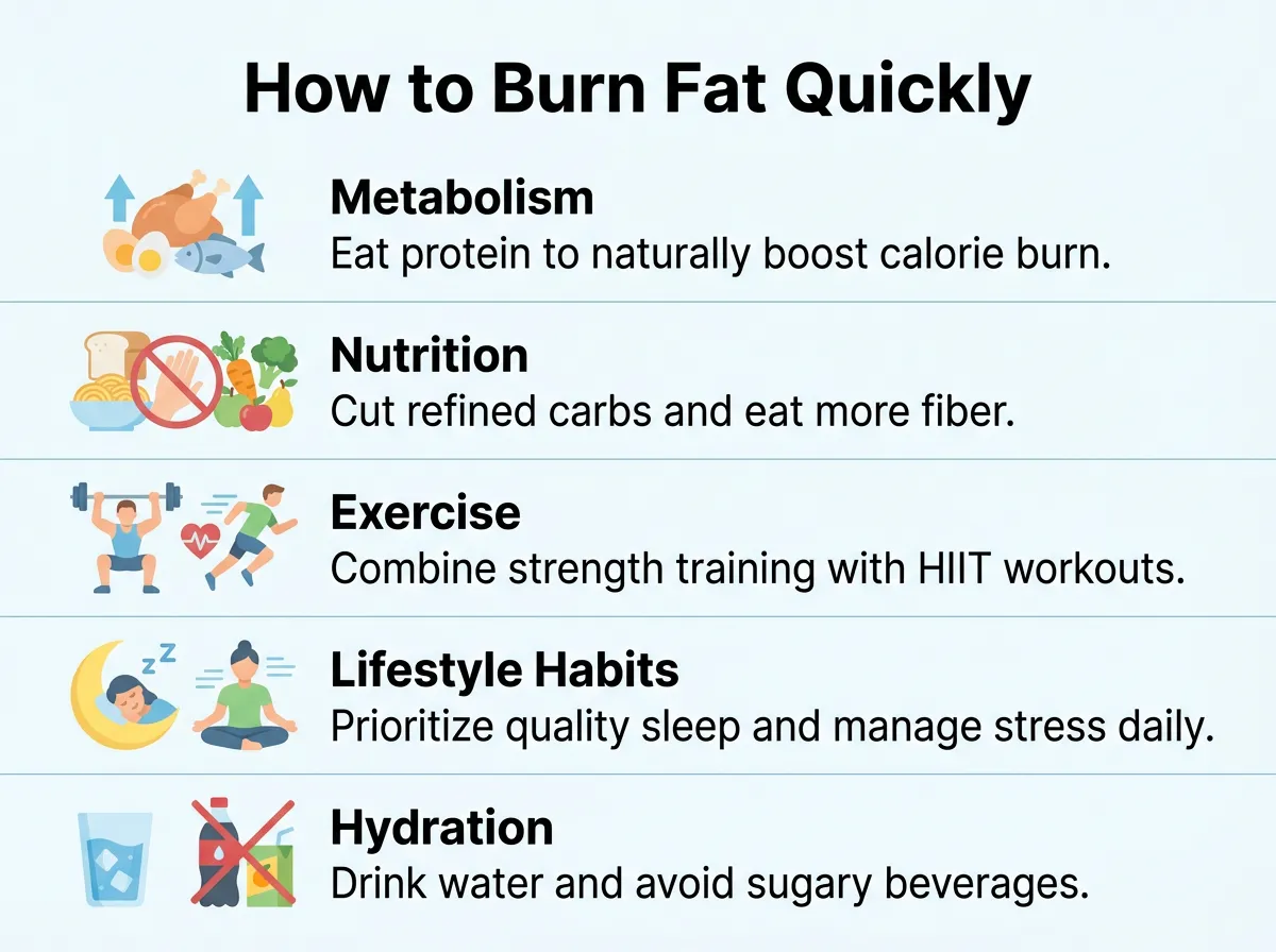 How to Burn Fat Quickly?