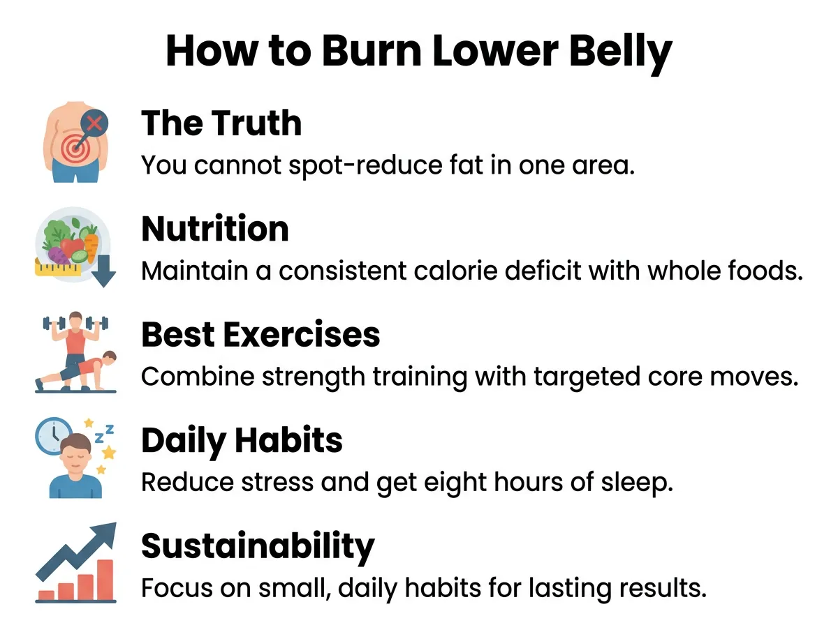 How to Burn Lower Belly Fat?