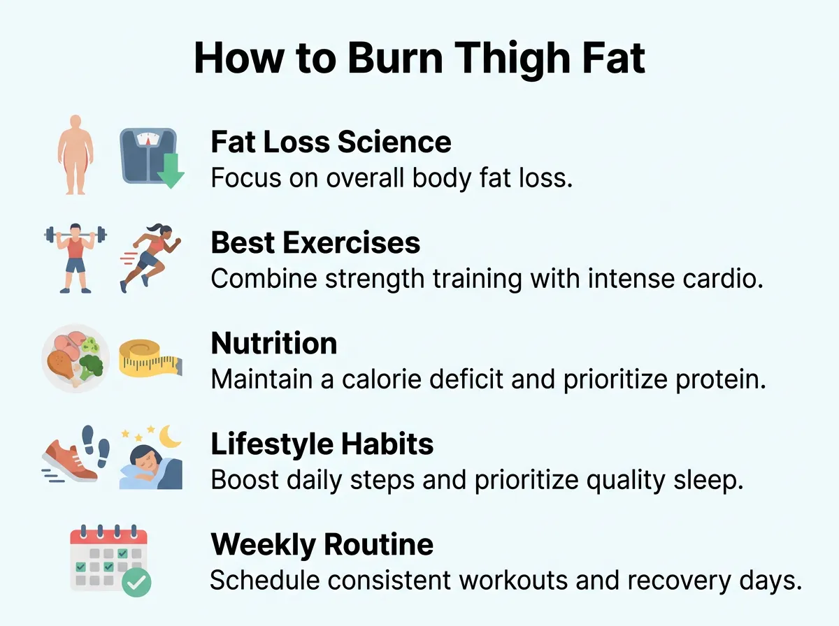 How to Burn Thigh Fat?