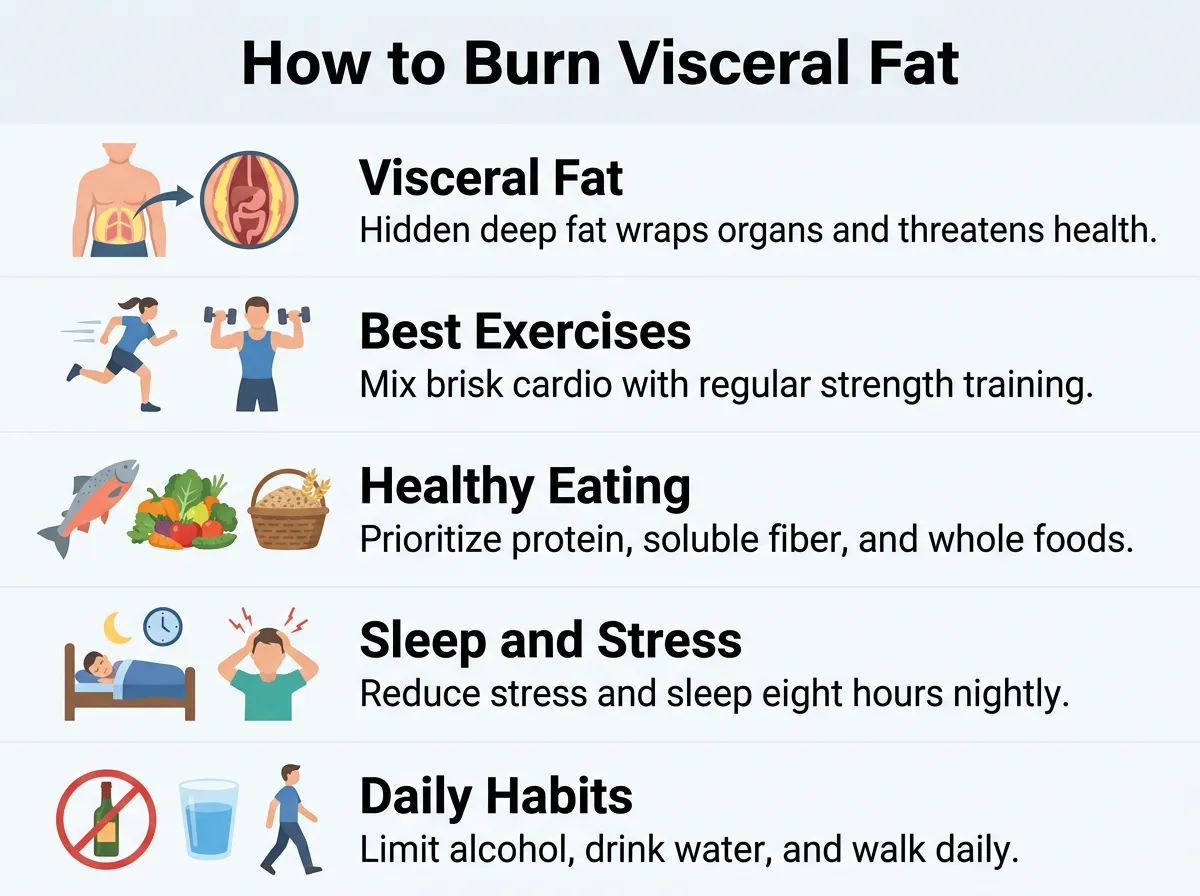 How to Burn Visceral Fat?