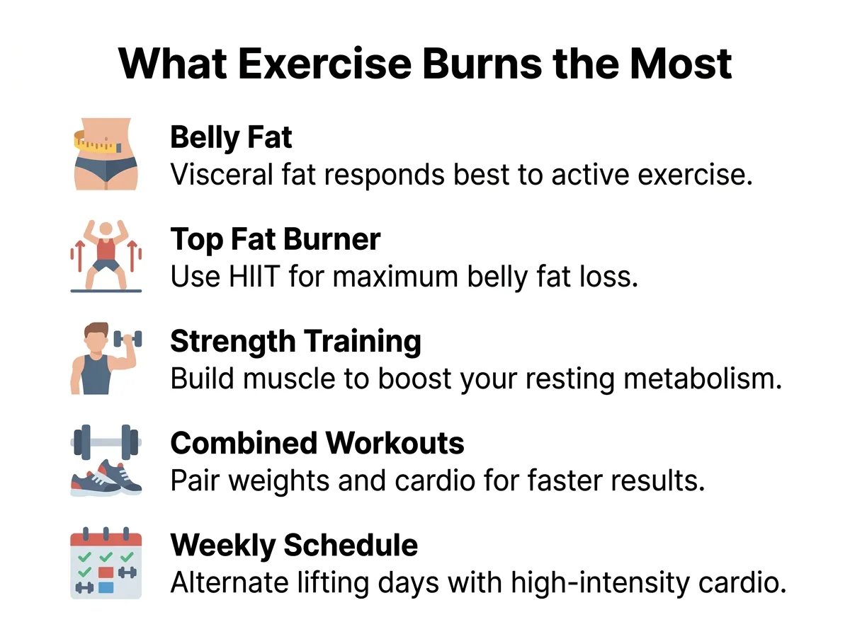 What Exercise Burns the Most Belly Fat for Male?