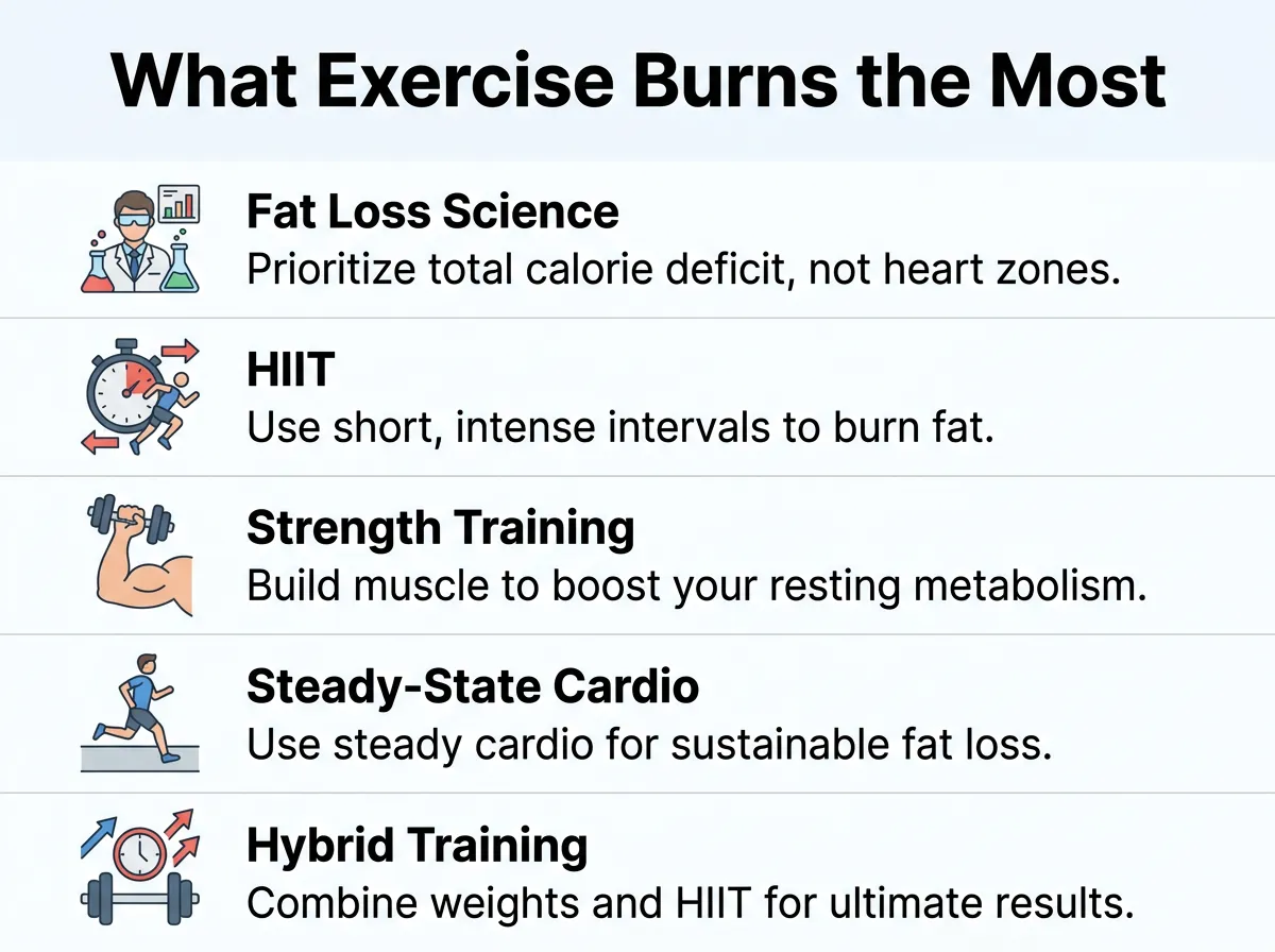 What Exercise Burns the Most Fat?