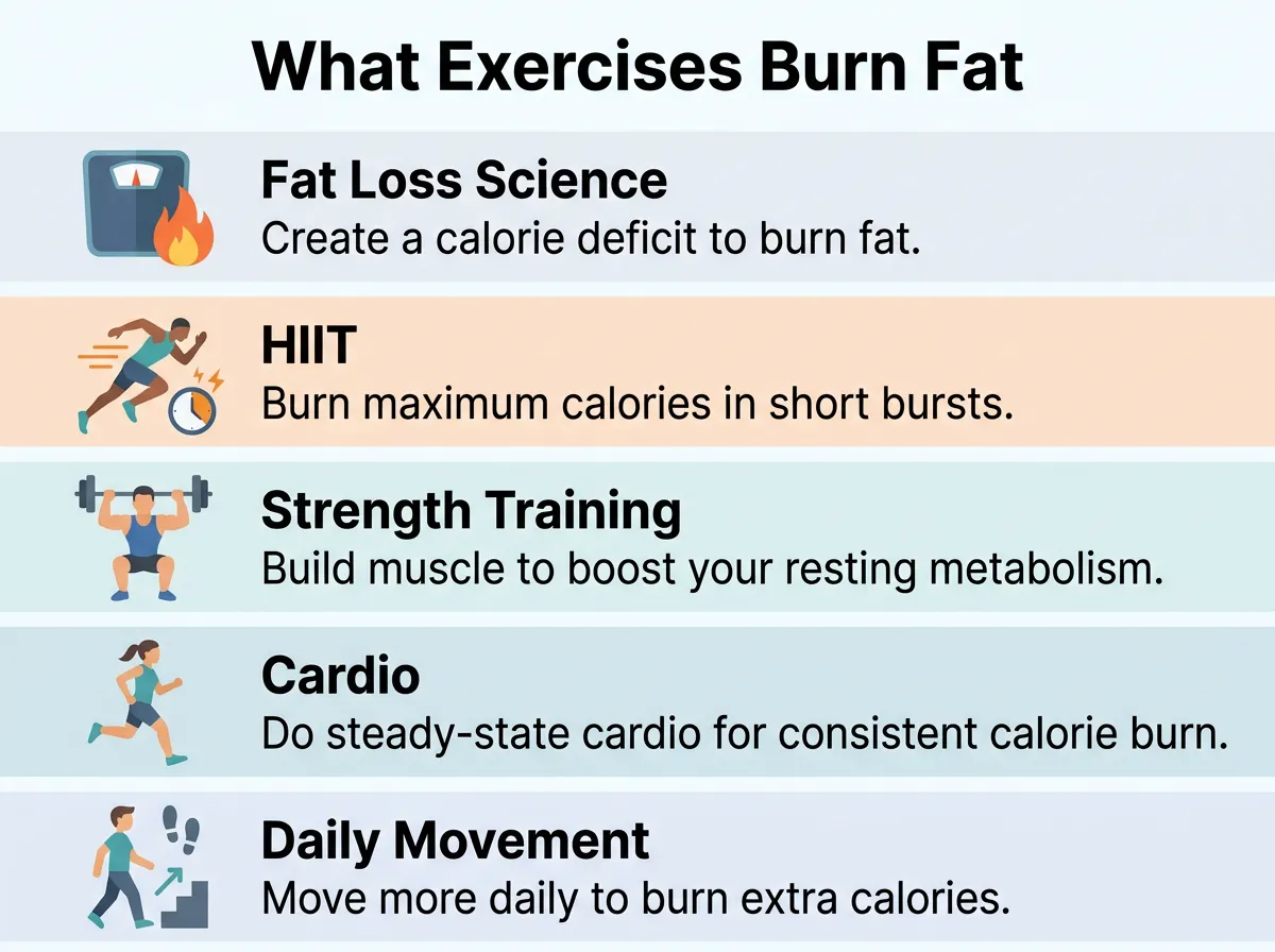 What Exercises Burn Fat?