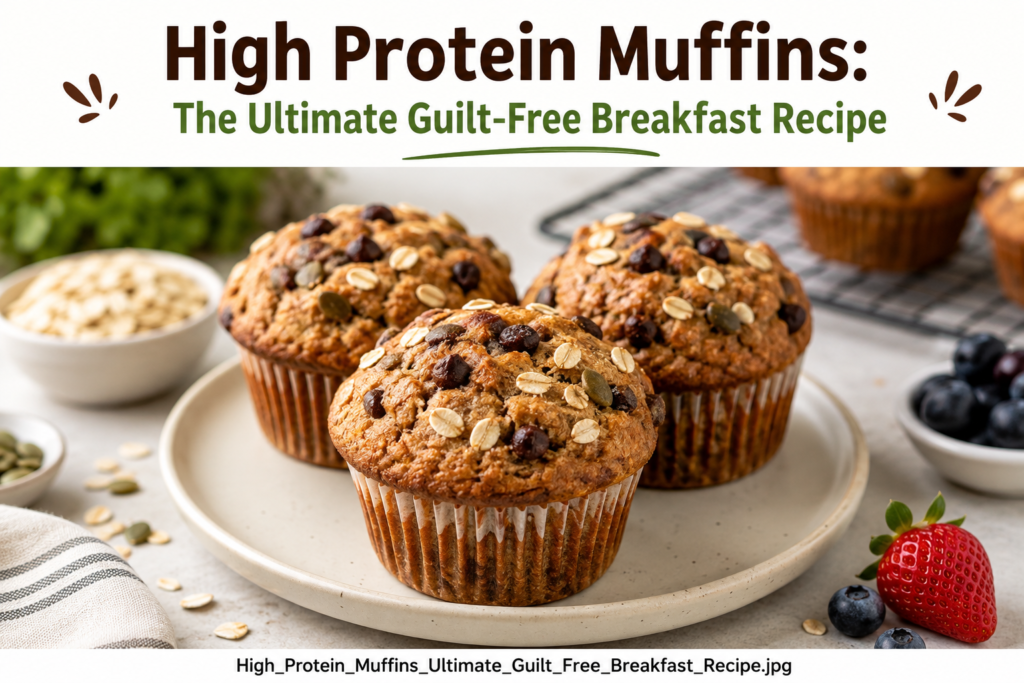 High Protein Muffins: The Ultimate Guilt-Free Breakfast Recipe